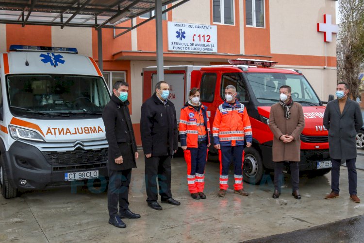 A fost inaugurată noua Substație de Ambulanță de la Ovidiu