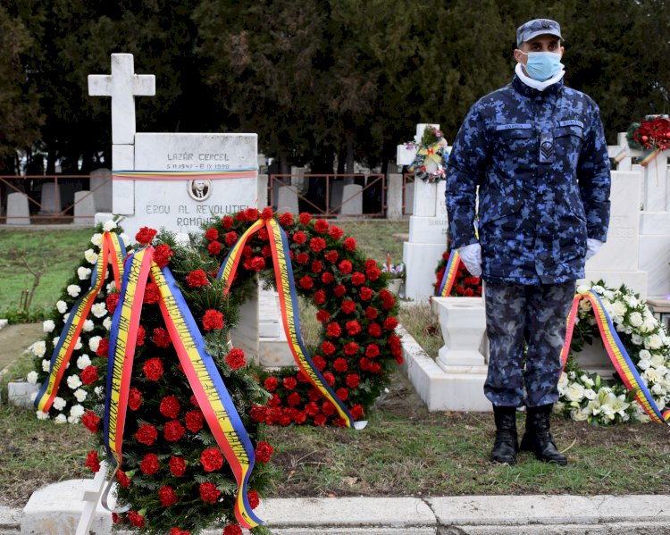 Ceremonii militare și religioase la Cimitirul Eroilor Revoluției din Constanța