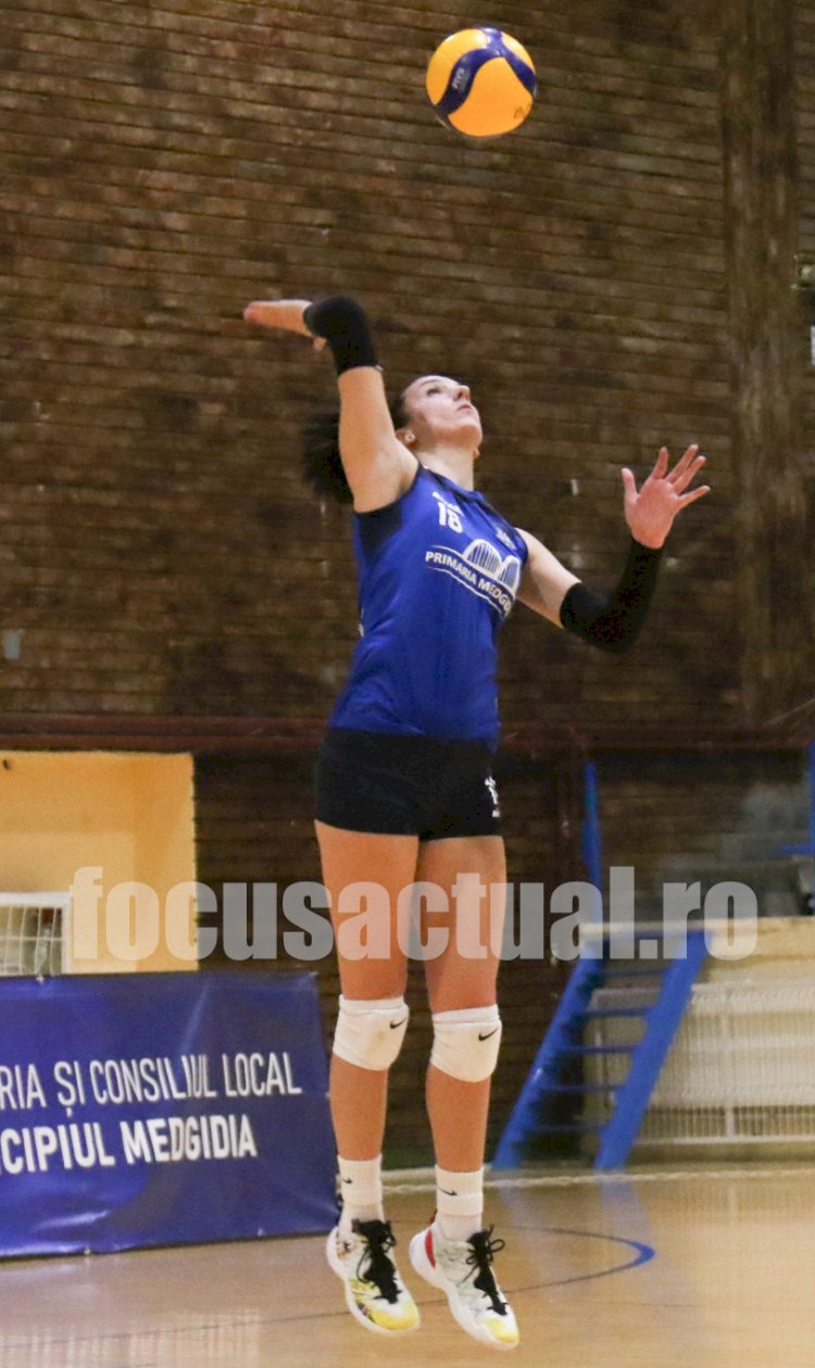 Volei Feminin/A1-Victorie pentru voleibalistele de la CS Medgidia în primul meci al anului