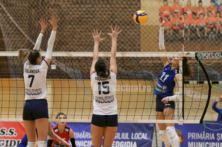 Volei Feminin/Divizia A1- CS Medgidia a încheiat  primul turneu din retur cu o victorie clară