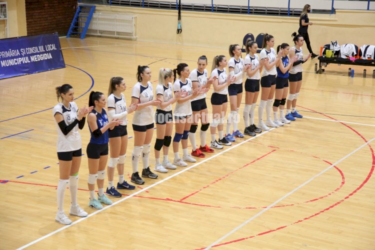 Volei Feminin/Divizia A1- CS Medgidia a încheiat  primul turneu din retur cu o victorie clară