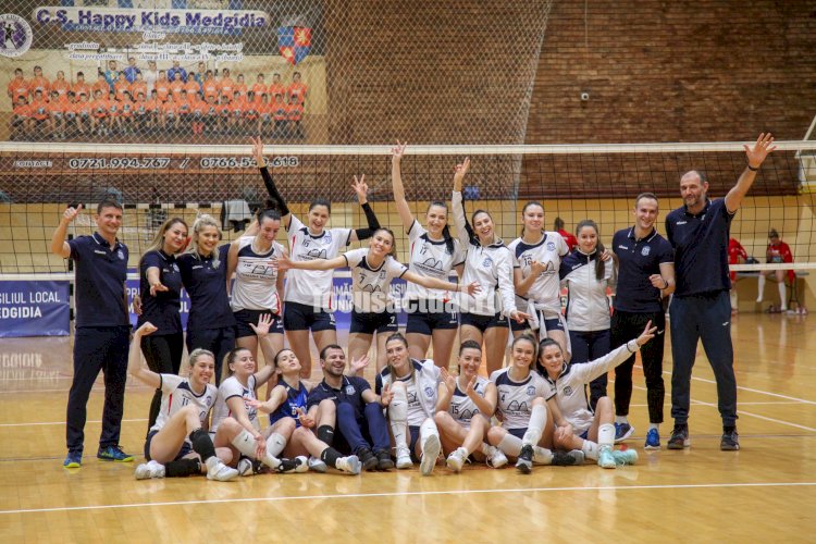 Volei Feminin/Divizia A1- CS Medgidia a încheiat  primul turneu din retur cu o victorie clară