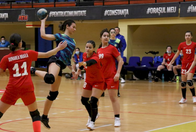 Handbal/Junioare 3 seria C-Junioarele de la HC Dunărea Brăila se mențin pe locul 1.