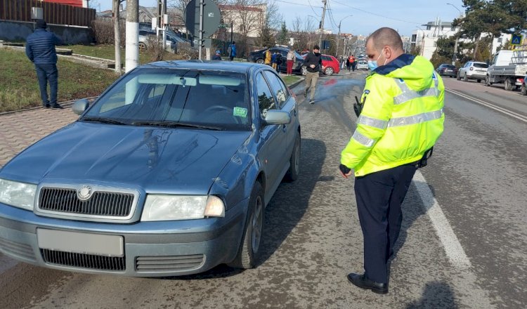 Un șofer iresponsabil foarte aproape sa provoace o tragedie!