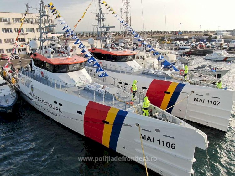 Poliția de Frontieră are două noi nave în dotare