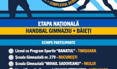 Olimpiada Națională a Sportului Școlar - Etapa Națională la Handbal Gimnaziu Băieți