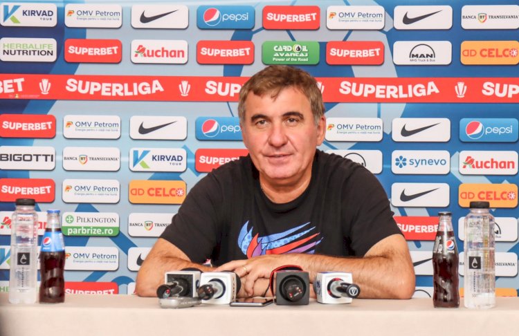 Gheorghe Hagi: ’’Nu ne gândim că sunt două meciuri, întrăm să marcăm goluri’’