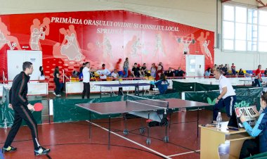 A început Cupa Ovidiu la tenis de masă pentru amatori