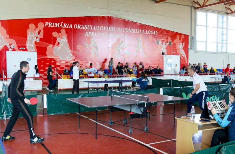 A început Cupa Ovidiu la tenis de masă pentru amatori