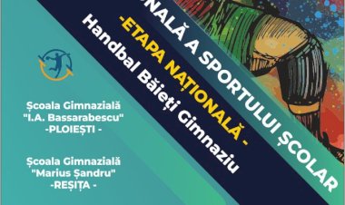 Cumpăna va gazdui etapa naţională de handbal băieţi a Olimpiadei Sportului Şcolar