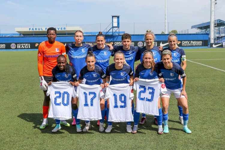 Farul, tot la aproape de titlu în Superliga feminină de fotbal - Galerie Foto