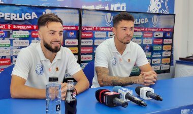 Andrei Ciobanu şi Gabriel Iancu au prefaţat partida de luni cu Otelul