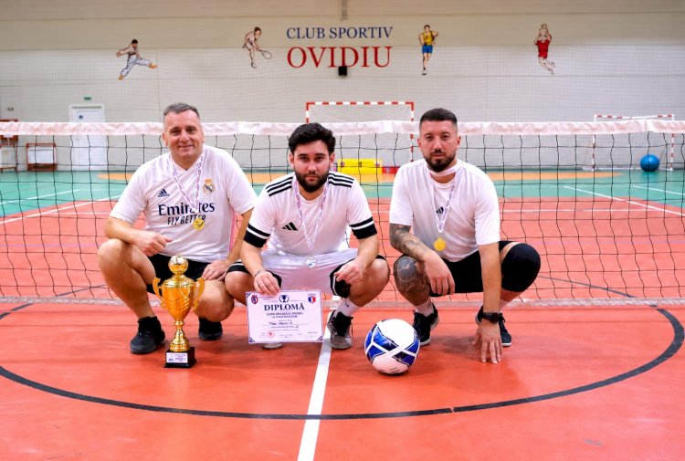 THE BANK S, câștigătoarea primei ediții a Cupei Orașului Ovidiu la tenis de picior